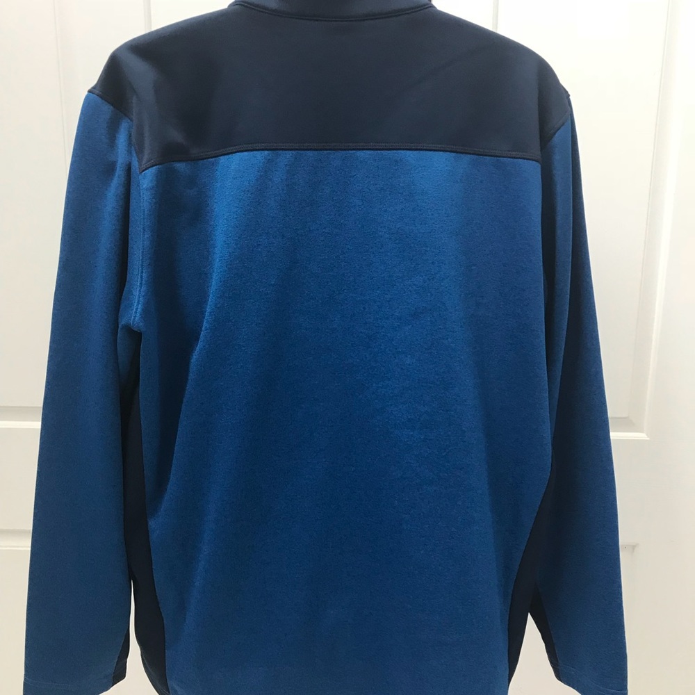 NEW w/Tag-Men’s COLUMBIA Blue 1/4 Zip Pullover XL - Picture 4 of 4